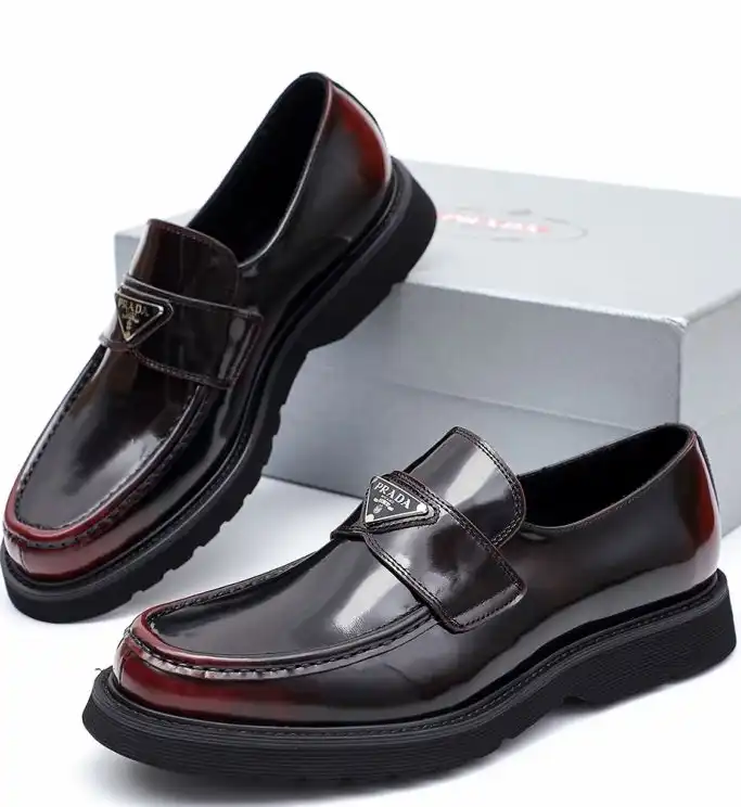 hype Prada Leather Shoes