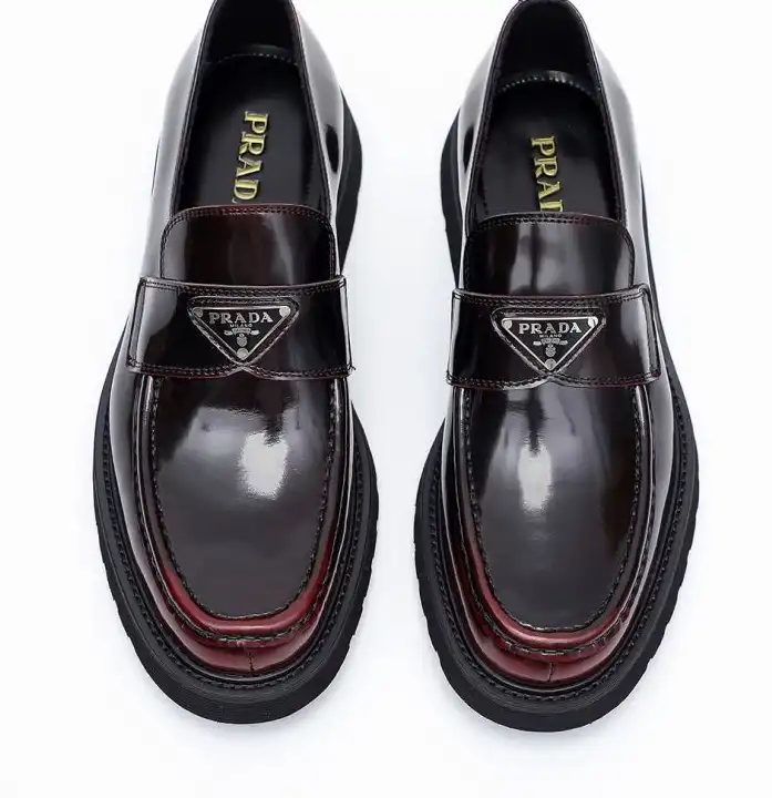 hype Prada Leather Shoes