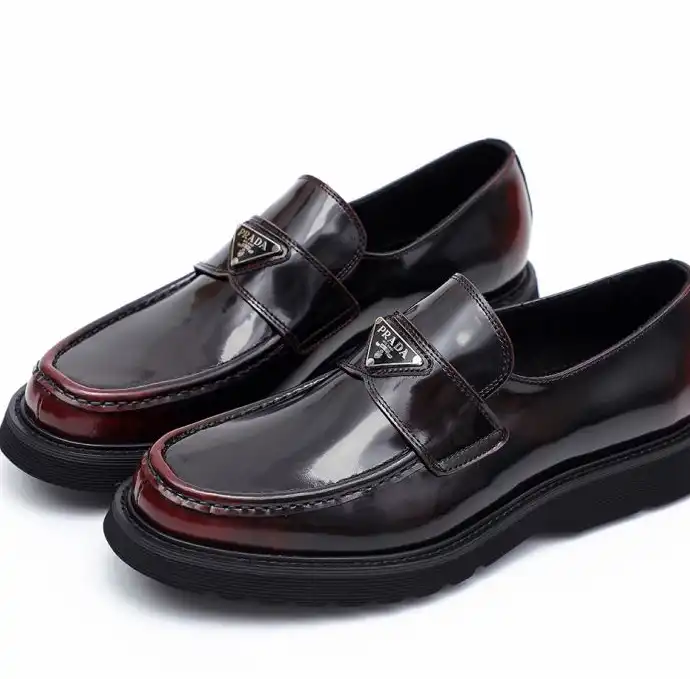 hype Prada Leather Shoes