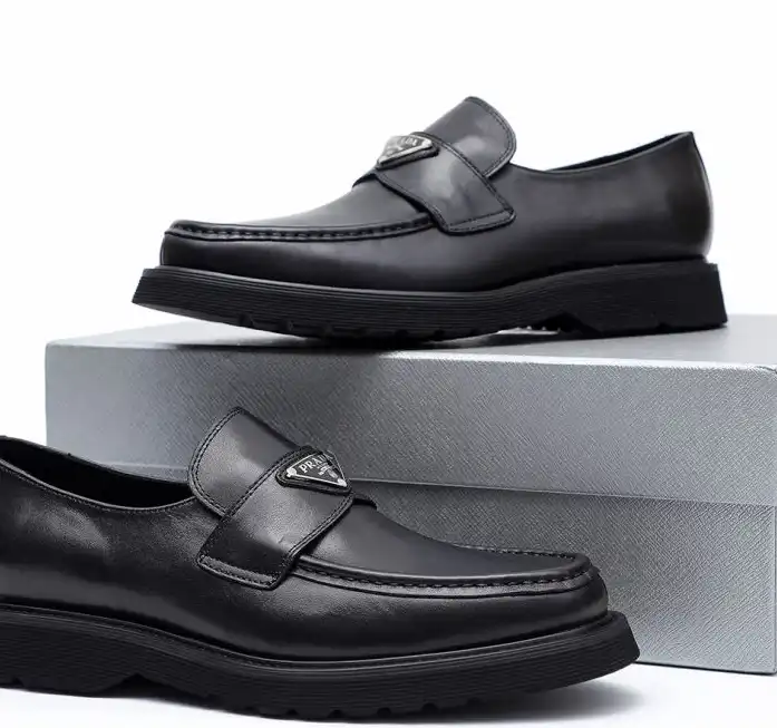 hype Prada Leather Shoes