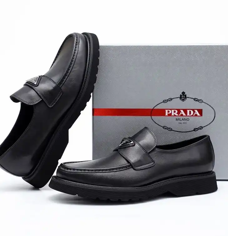 hype Prada Leather Shoes