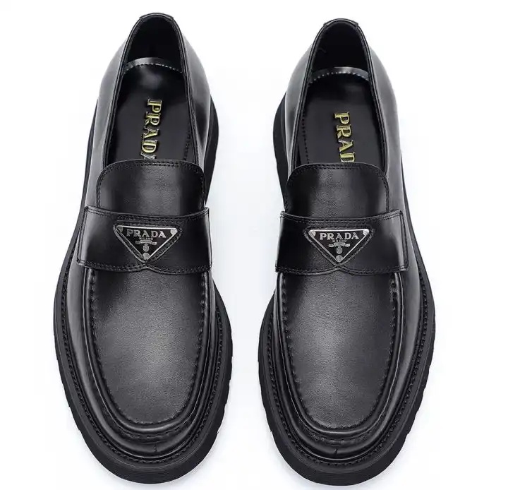 hype Prada Leather Shoes