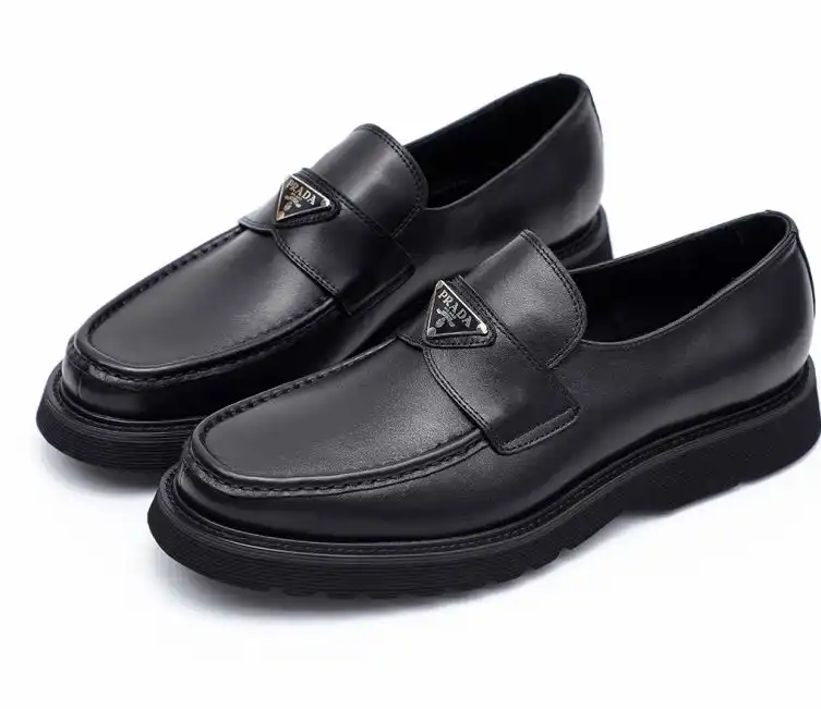 hype Prada Leather Shoes