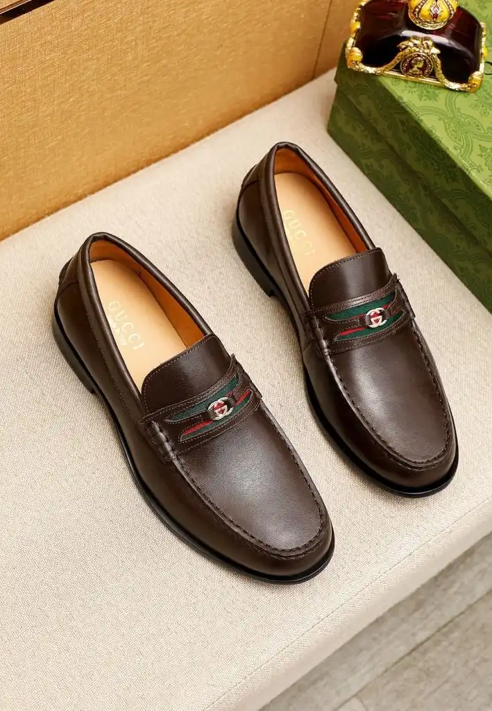 hype Gucci Leather Shoes