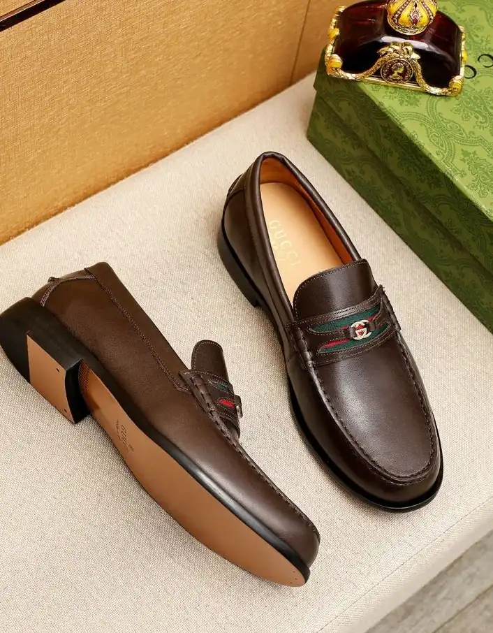 hype Gucci Leather Shoes