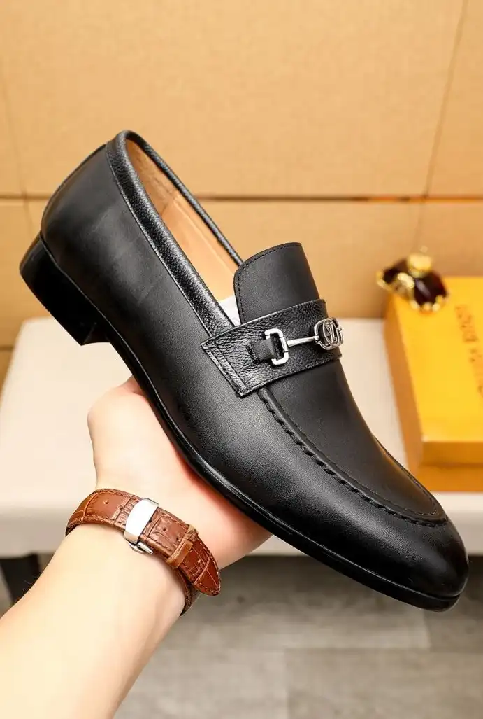 hype LV Leather Shoes