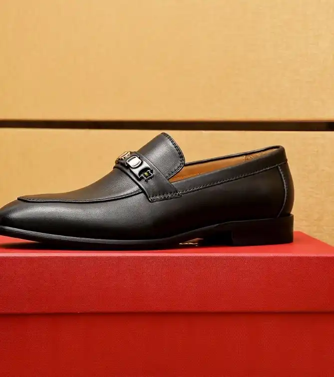 hype Ferragamo Leather Shoes