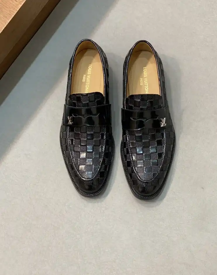 hype LV Leather Shoes