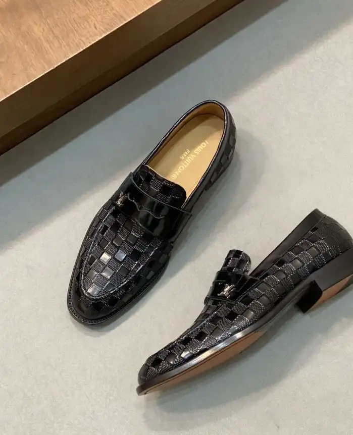 hype LV Leather Shoes