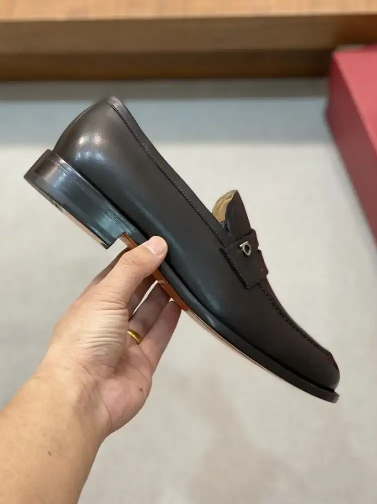 hype Ferragamo Leather Shoes