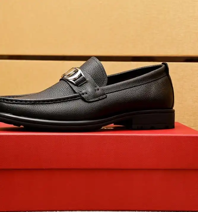 hype Ferragamo Leather Shoes