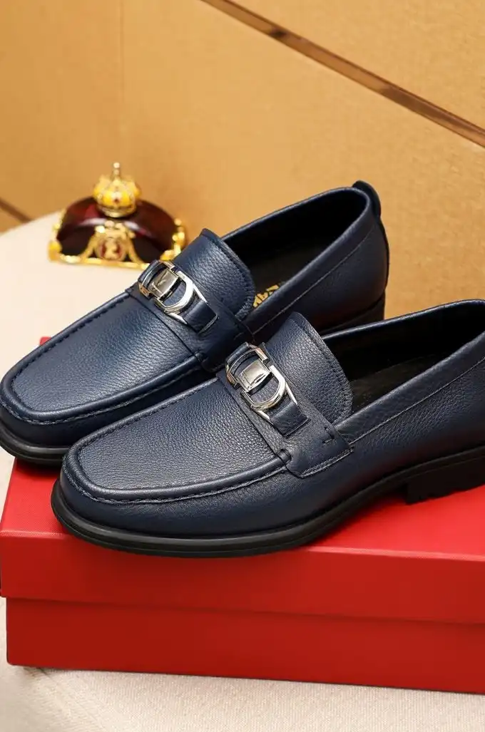 hype Ferragamo Leather Shoes