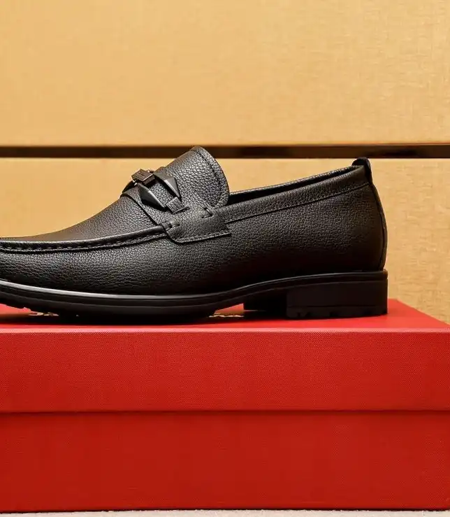 hype Ferragamo Leather Shoes