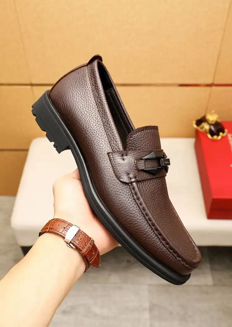 hype Ferragamo Leather Shoes