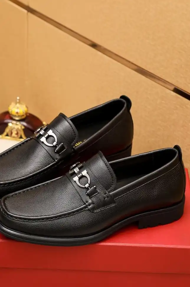 hype Ferragamo Leather Shoes