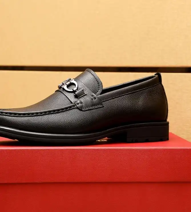 hype Ferragamo Leather Shoes