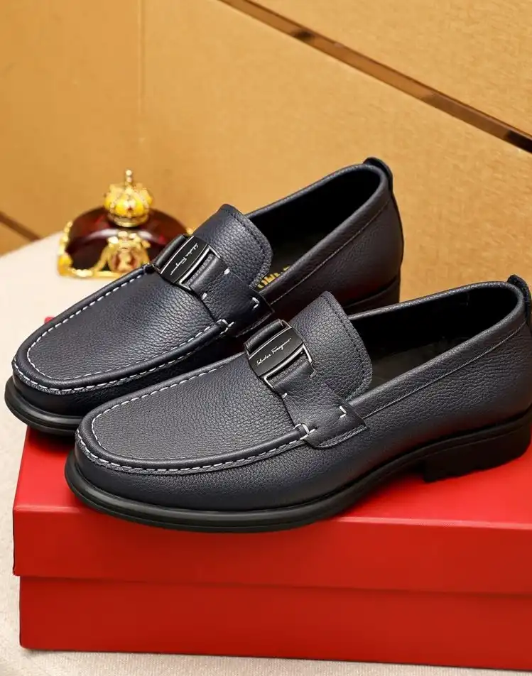 hype Ferragamo Leather Shoes