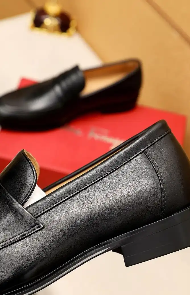 hype Ferragamo Leather Shoes