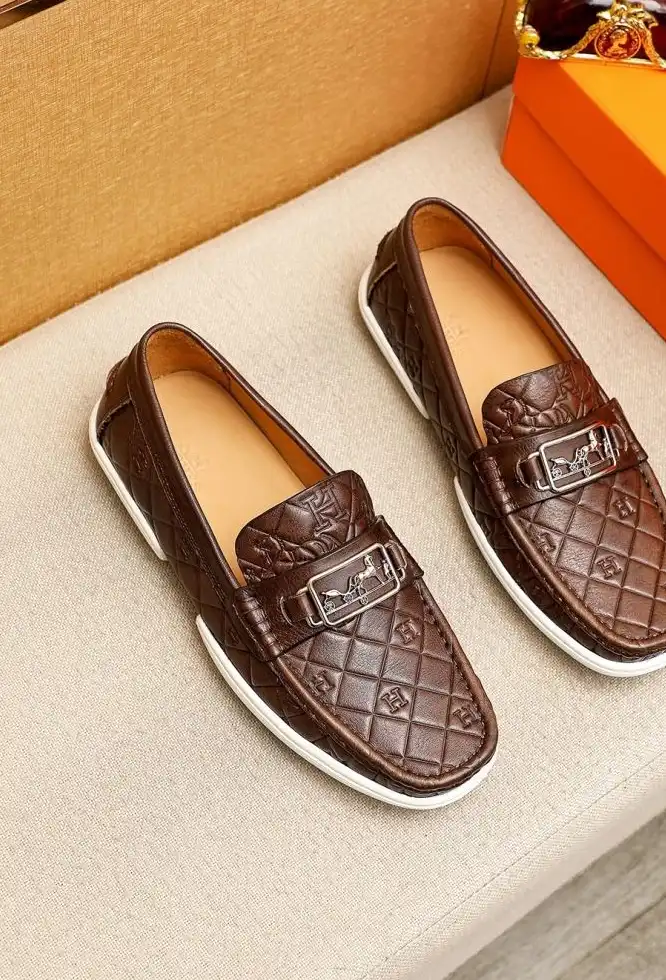 hype Hermes Leather Shoes