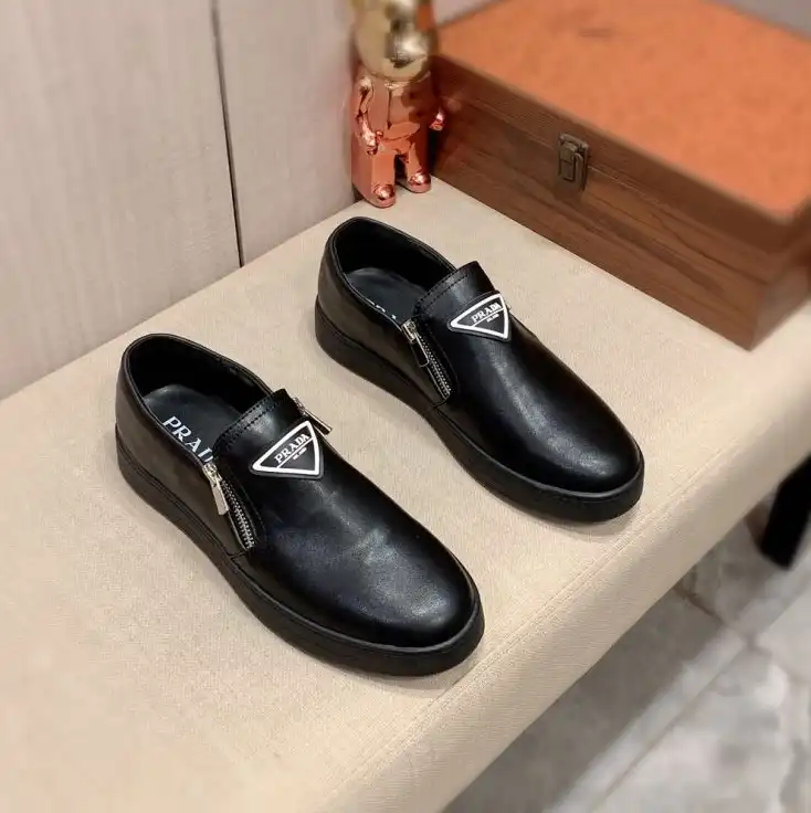 hype Prada Leather Shoes