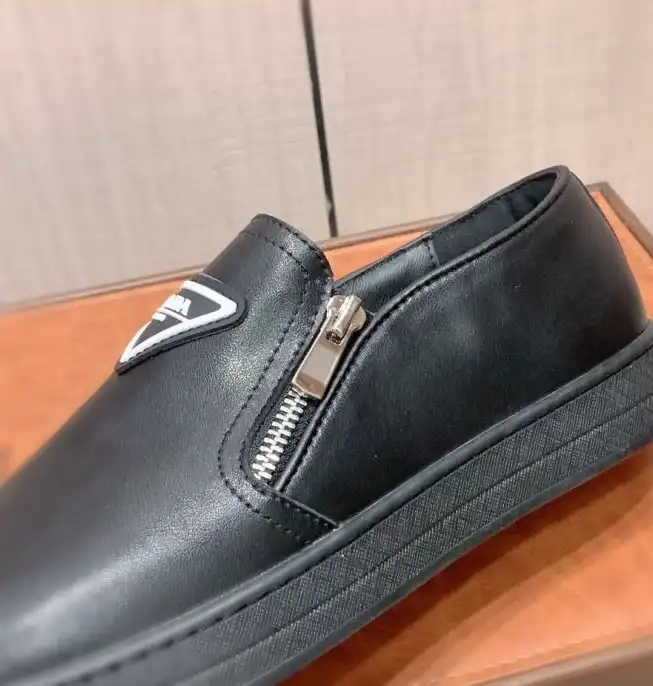 hype Prada Leather Shoes