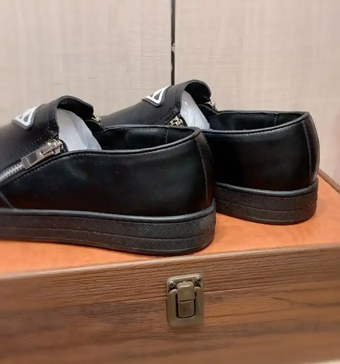 hype Prada Leather Shoes