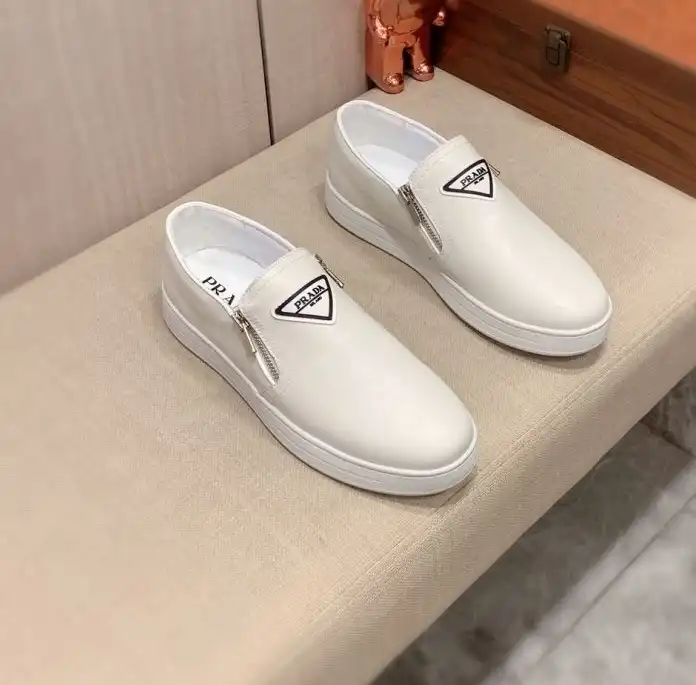 hype Prada Leather Shoes