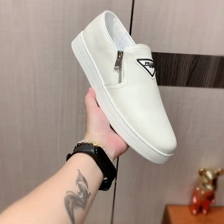 hype Prada Leather Shoes