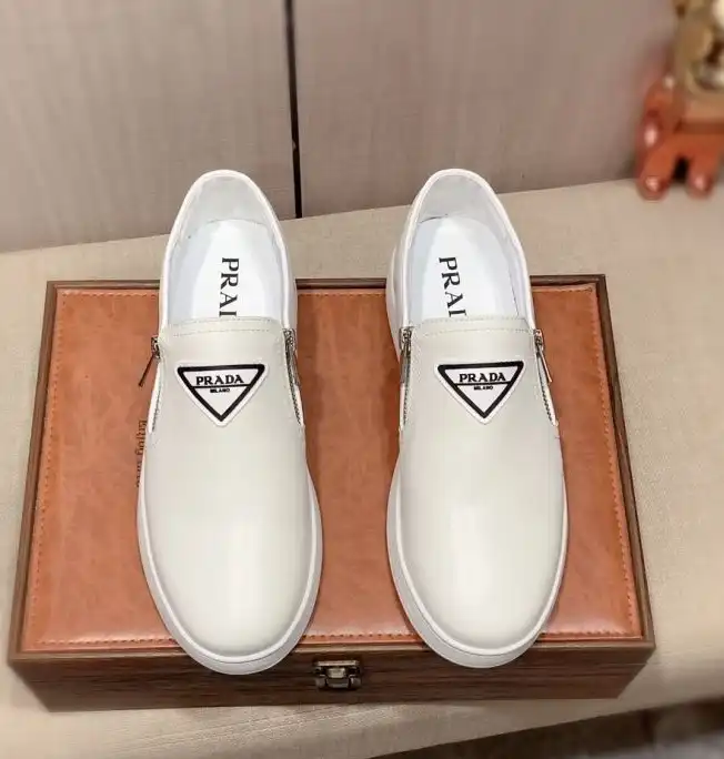 hype Prada Leather Shoes