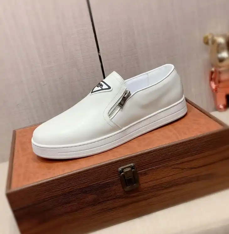 hype Prada Leather Shoes