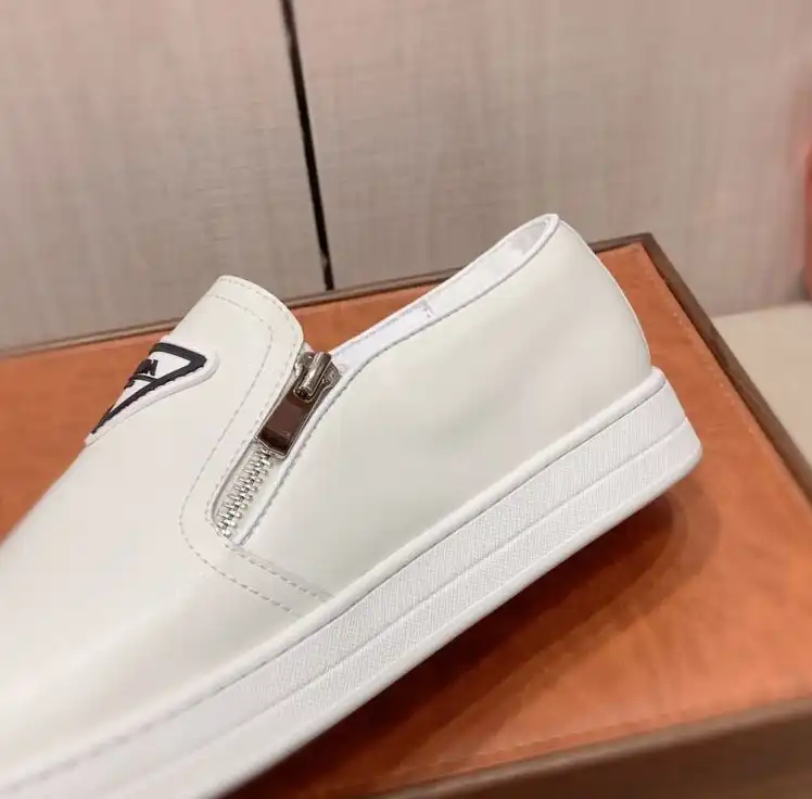 hype Prada Leather Shoes