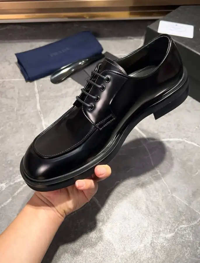 hype Prada Leather Shoes