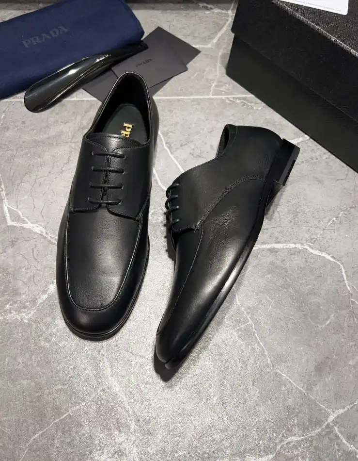 hype Prada Leather Shoes