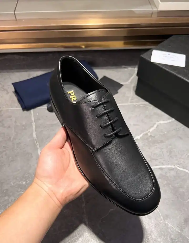 hype Prada Leather Shoes