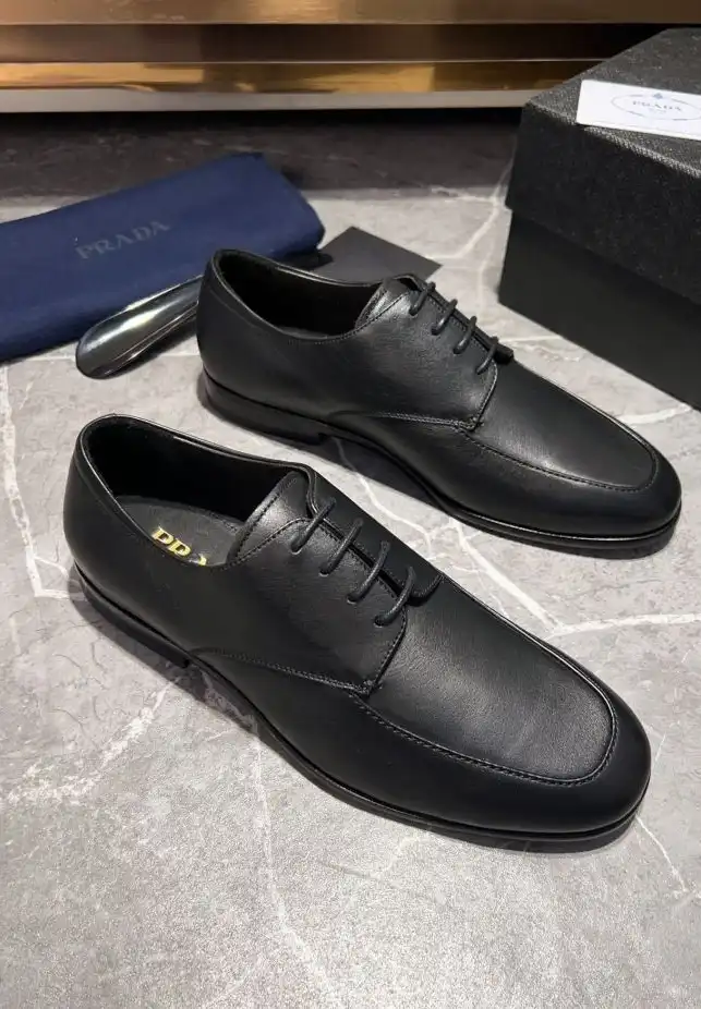 hype Prada Leather Shoes