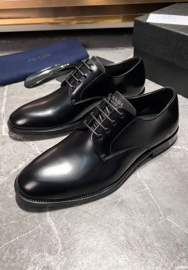 hype Prada Leather Shoes