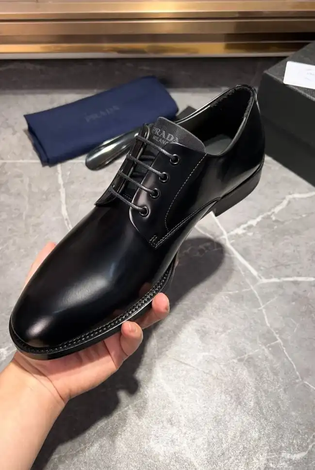 hype Prada Leather Shoes