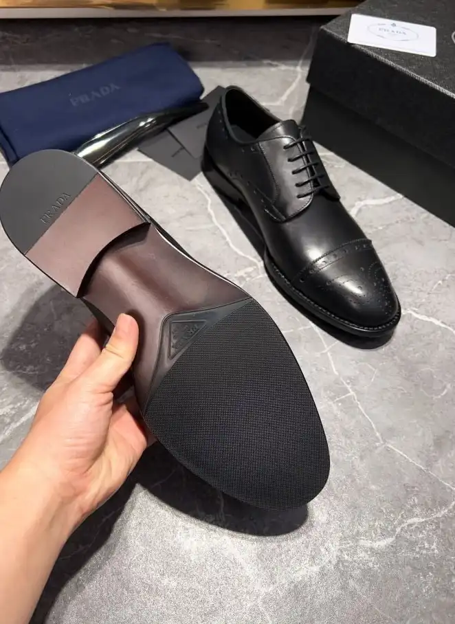 hype Prada Leather Shoes