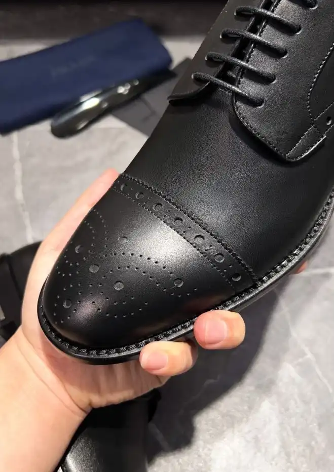 hype Prada Leather Shoes