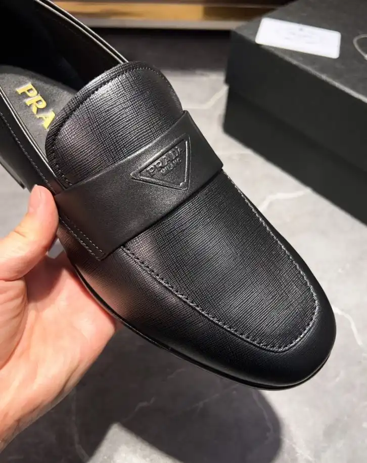 hype Prada Leather Shoes