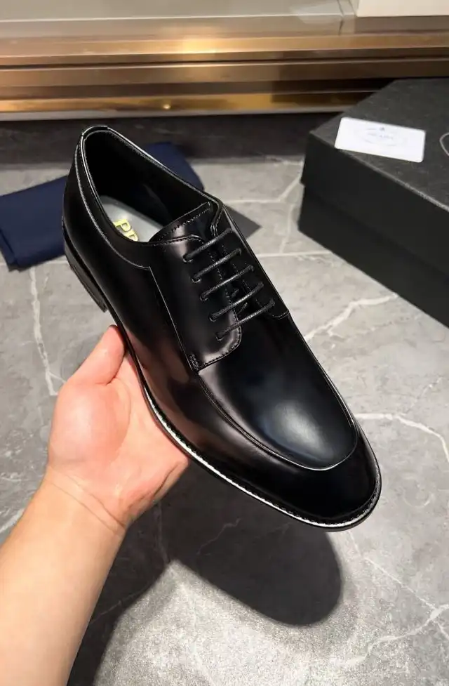 hype Prada Leather Shoes