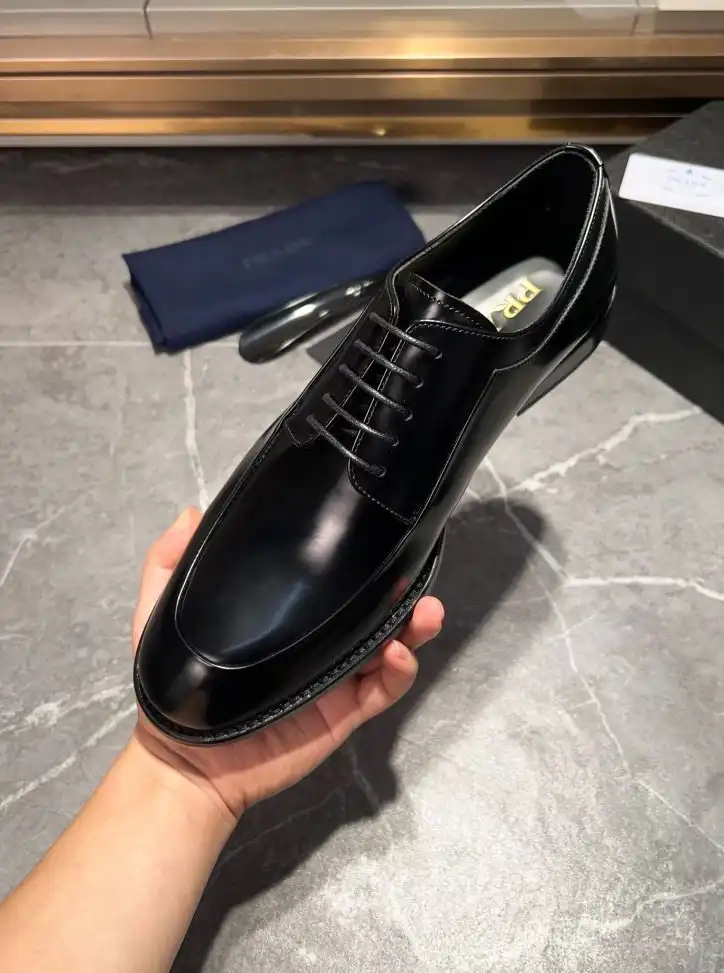 hype Prada Leather Shoes