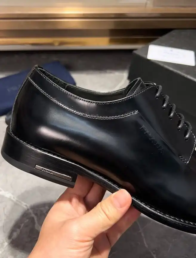 hype Prada Leather Shoes