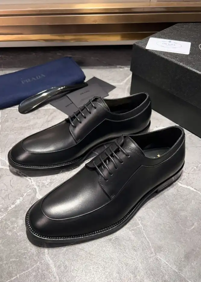 hype Prada Leather Shoes