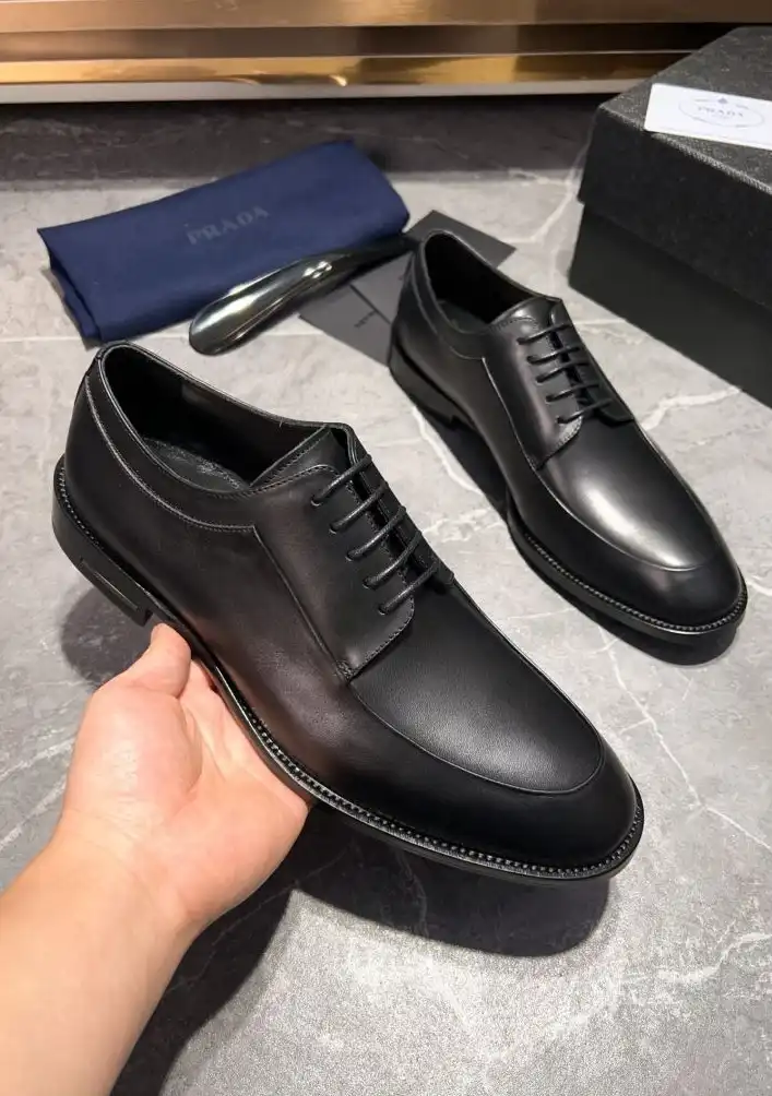 hype Prada Leather Shoes