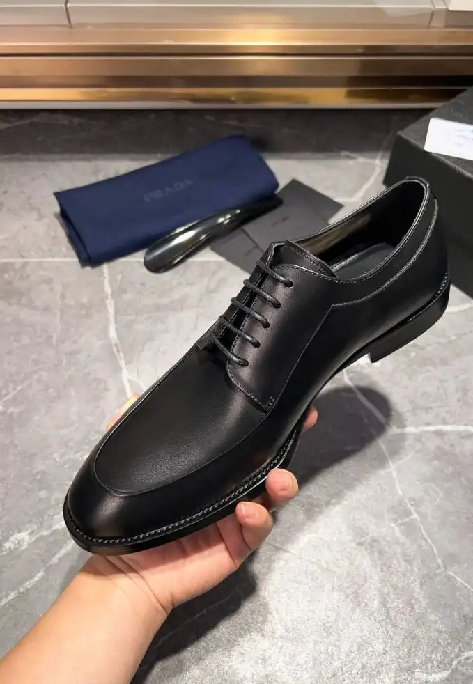 hype Prada Leather Shoes