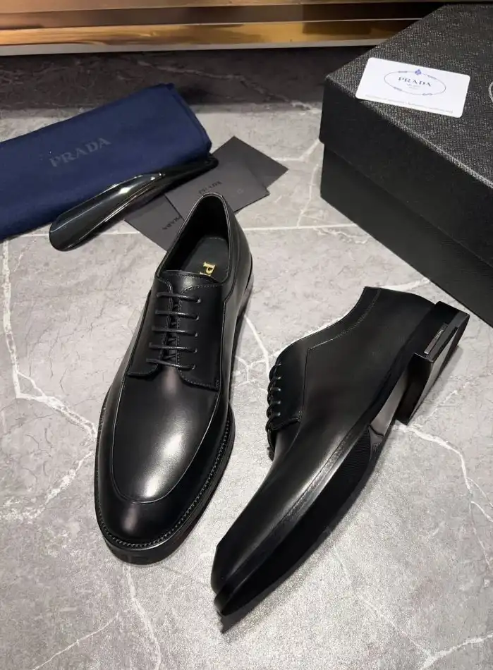 hype Prada Leather Shoes