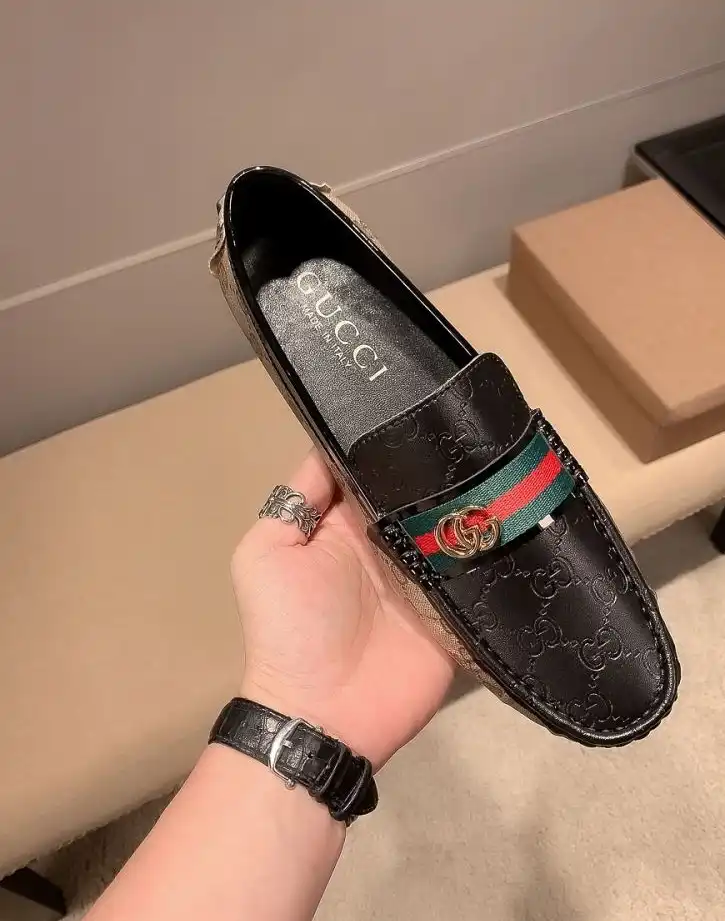 hype Gucci Leather Shoes