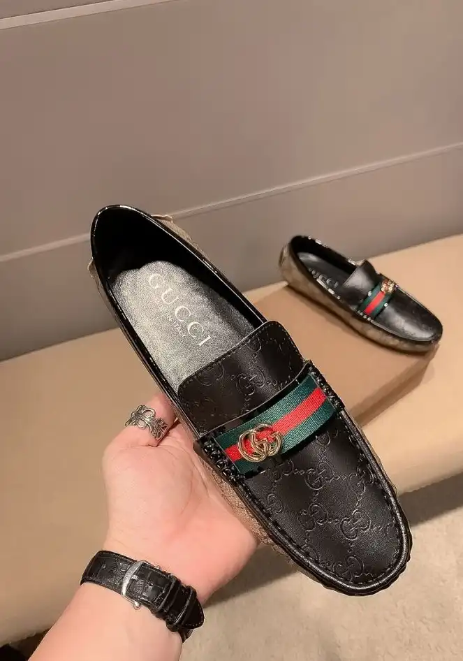 hype Gucci Leather Shoes