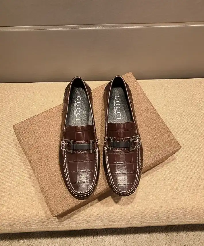 hype Gucci Leather Shoes